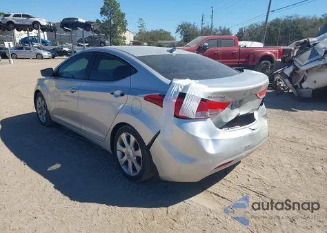 2013 Hyundai Elantra Limited z USA, uszkodzony, nr VIN KMHDH4AE4DU546807